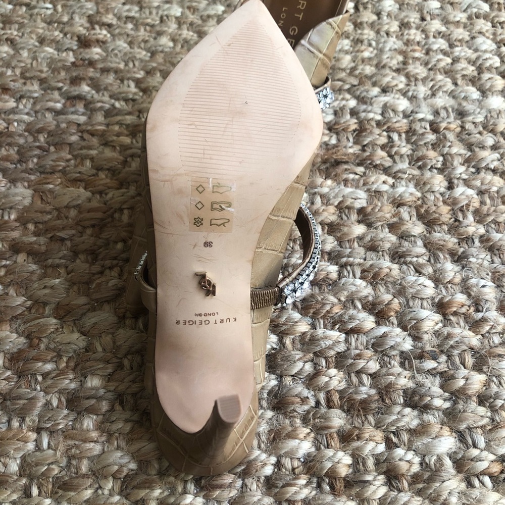 New: Kurt Geiger London Duke Jeweled Mule. Size 39 - Picture 9 of 14